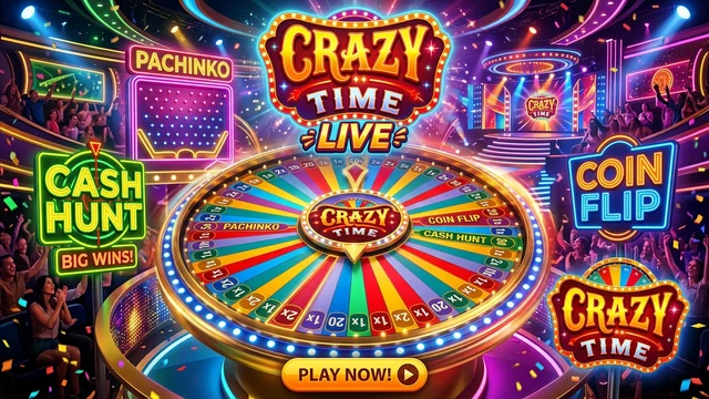 Crazy Time Live Show Evolution SpinyRush Casino Portugal